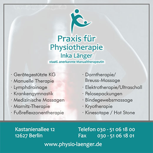Praxis für Physiotherapie Inka Länger in Berlin-Hellersdorf